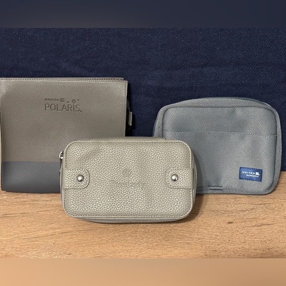 United Airlines Other - 3 United Airlines amenity kit bags